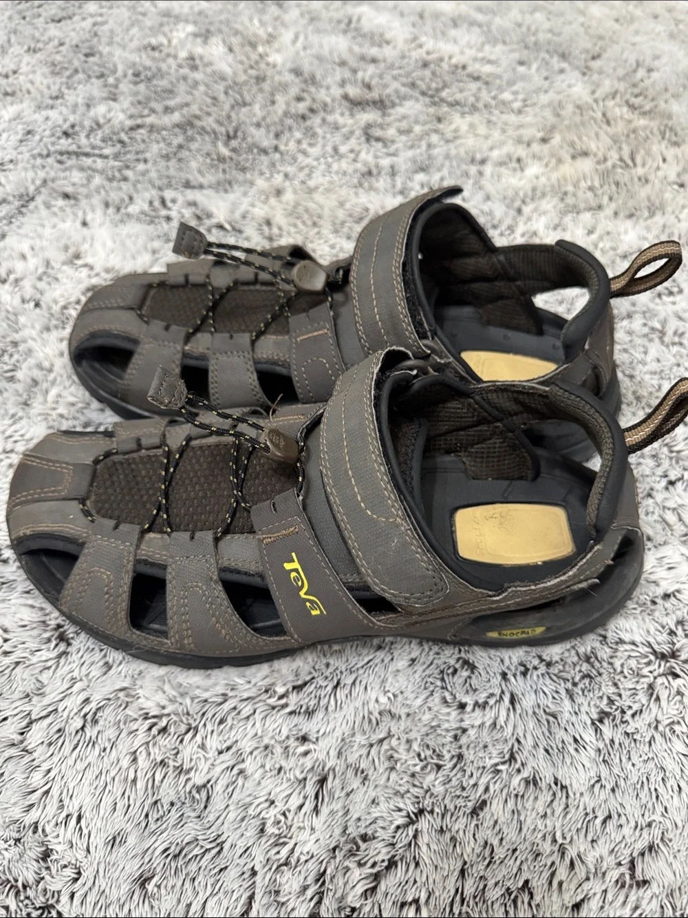 Teva Mens 9 Forebay Sport Sandals Outdoors Water Hiking Fishing Turkish Brown‎